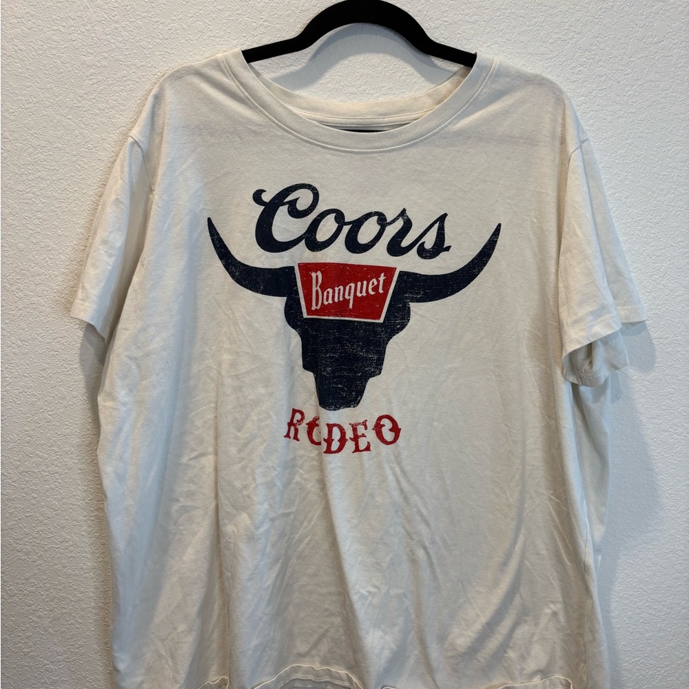 Coors Banquet White T-Shirt XXL